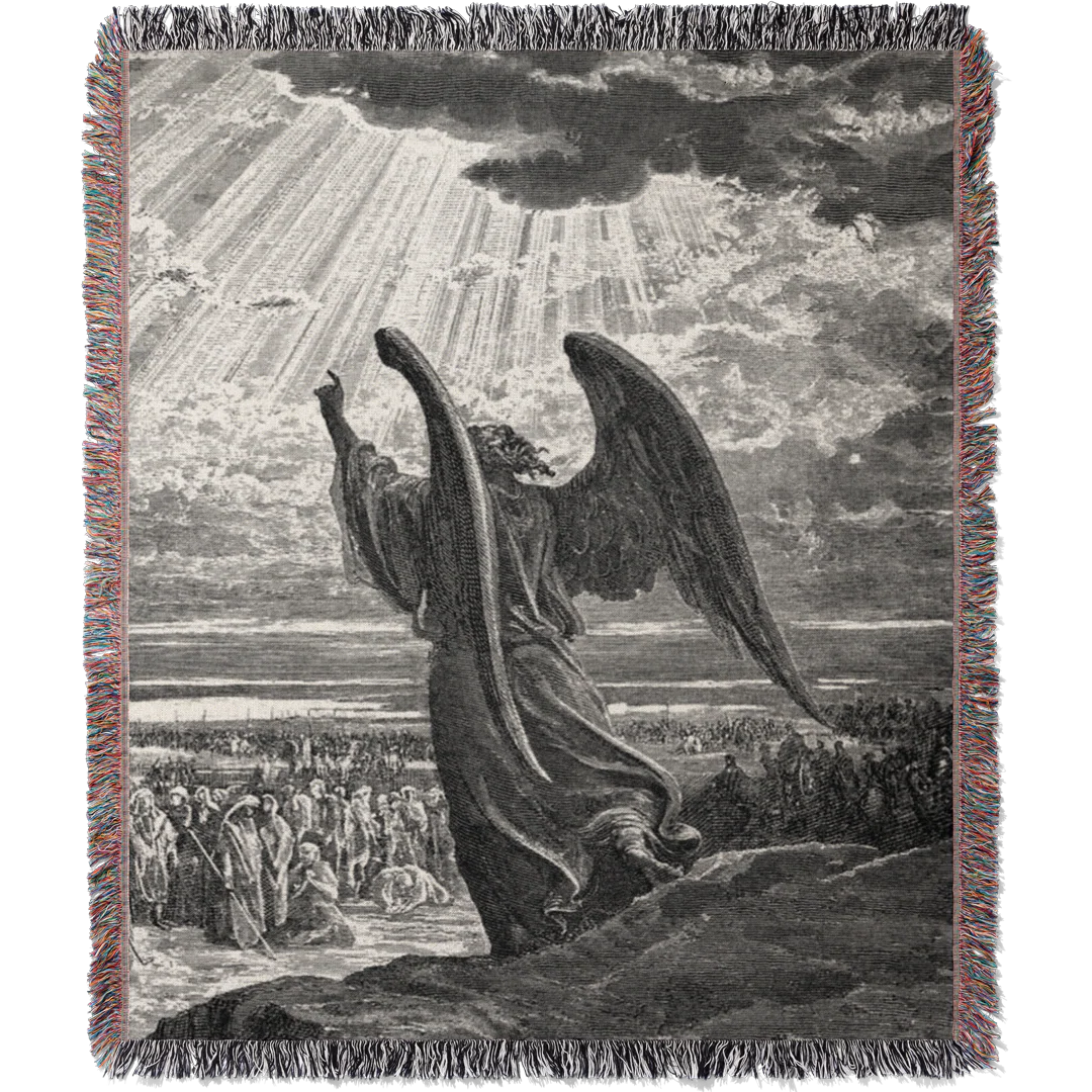 Angel Woven Blanket Tapestry