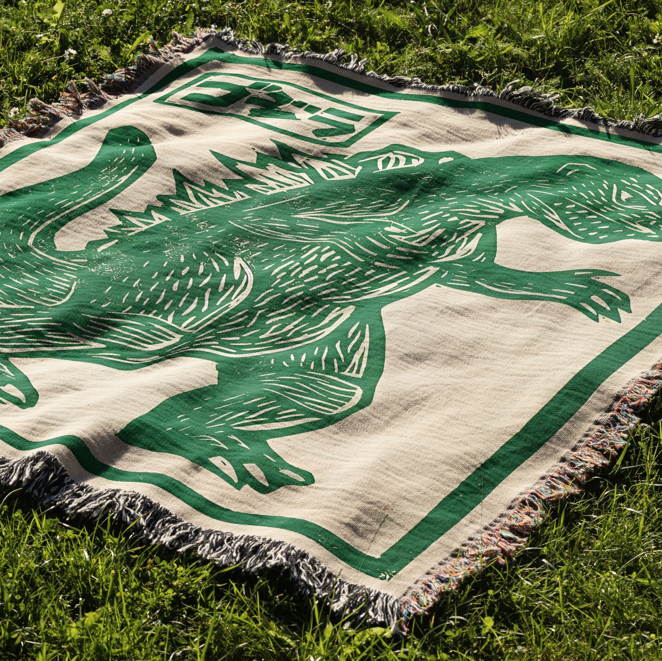 Godzilla Woven Blanket Tapestry - Image 2