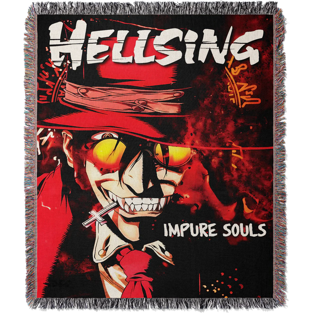 Hell Woven Blanket Tapestry